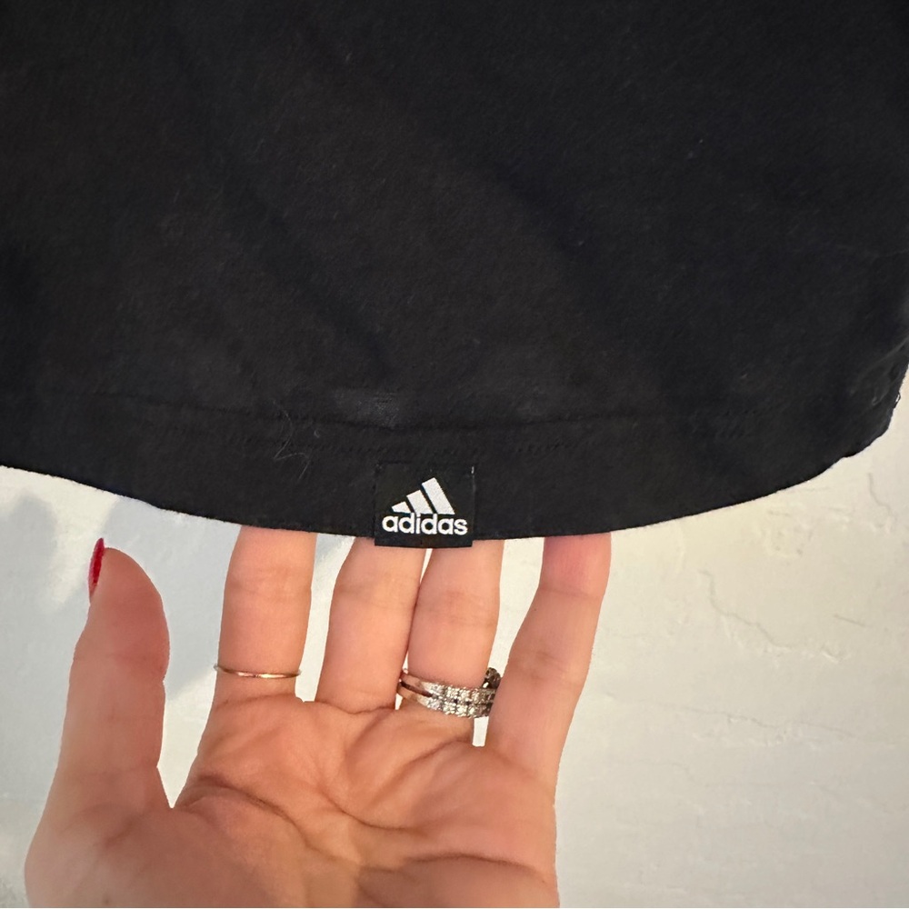 Adidas Women's Black and White Cropped T-shirt Size XS - Picture 6 of 6